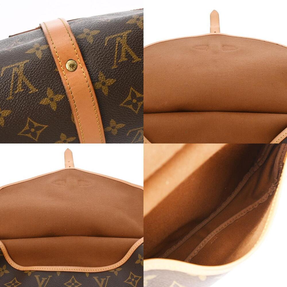 LOUIS VUITTON Monogram Saumur Brown Canvas Shoulder Bag - Picture 11 of 11